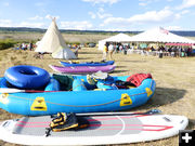 Modern river rafts. Photo by Dawn Ballou, Pinedale Online.