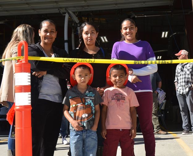 Aldava Family Waits for a Fire Truck. Photo by Terry Allen.