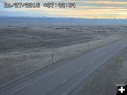 Oct. 27 sunrise. Photo by Trappers Point Wildlife Overpass Webcam.