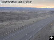 Oct. 27 sunrise. Photo by Trappers Point Wildlife Overpass Webcam.