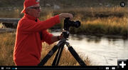 At the camera. Photo by Wyoming Chronicle.