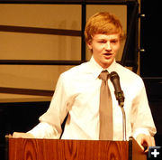 Brayden Ahlstrom - Boys State. Photo by Dawn Ballou, Pinedale Online.