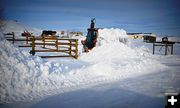 Clearing Road to the Haystack. Photo by Terry Allen.