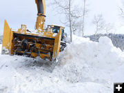 Stuck Snowblower. Photo by Wink.