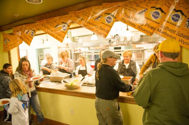 Delicious food. Photo by Chris Havener, Pedigree Stage Stop Race.