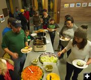 Pinedale Musher dinner. Photo by Chris Havener, Pedigree Stage Stop Race.