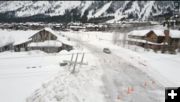 Teton Village downed power poles. Photo by Lance Koudele.