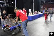 Going to the pits. Photo by Big Piney Robotics.