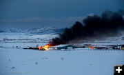 Pinedale Lumber fire. Photo by Arnold Brokling.