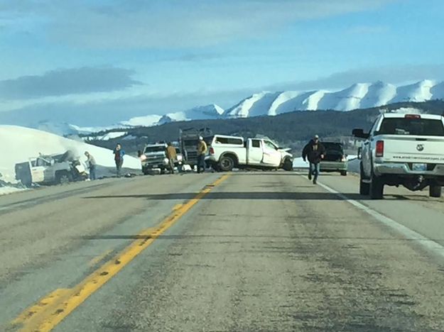 Crash site. Photo by Dave Bell.