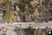 Science March from the air. Photo by Rita Donham, Wyoming Aero Photo.