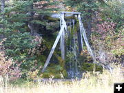 Sluice system. Photo by Dawn Ballou, Pinedale Online.