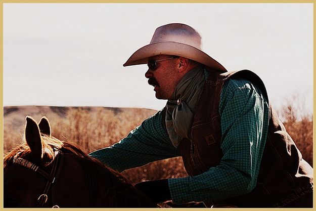 Watching the Rope Settle. Photo by Terry Allen.