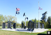 Veteran's Memorial in Pinedale. Photo by Dawn Ballou, Pinedale Online.