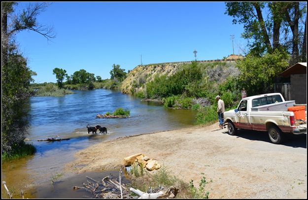 Hot Fishing Spot. Photo by Terry Allen.