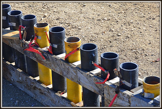 Mortars and Fuses. Photo by Terry Allen.