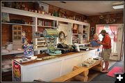 Luanne Freeman Selling Eclipse Stamps. Photo by Terry Allen.