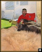 Kole and Bear Pelts. Photo by Terry Allen.