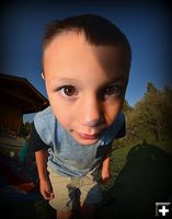 Austin the Eclipse Scientist. Photo by Terry Allen.