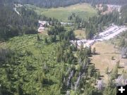 Elkhart Park from the air. Photo by Tony Chambers Tip Top Search and Rescue.