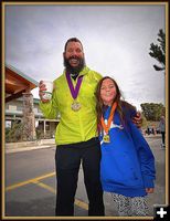 The Kainer Running Team. Photo by Terry Allen.