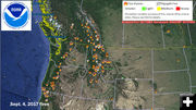 September fires. Photo by NOAA.