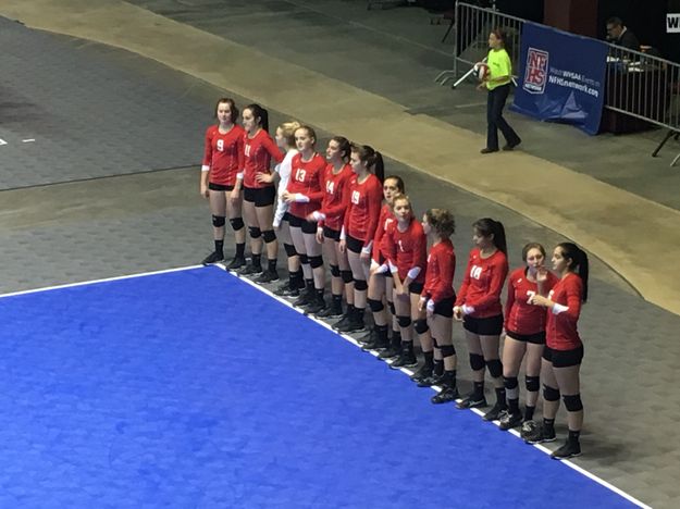 Big Piney Volleyball team. Photo by Ranae Pape.