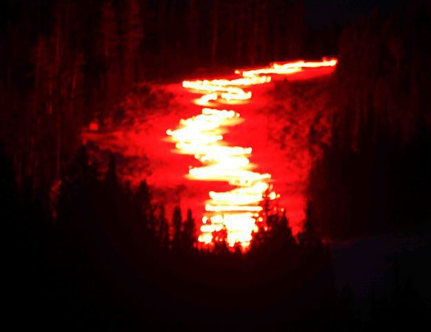 Torchlight Parade. Photo by Dave Bell.