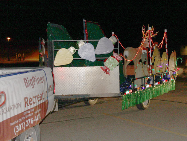 Big Piney Recreation float. Photo by Anita Miller.