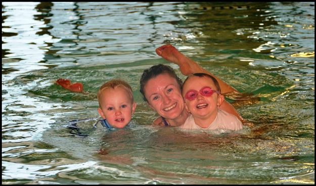 Amber and Kids. Photo by Terry Allen.