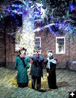 Caroler's at the Courthouse. Photo by Terry Allen.