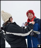 Maddox Lloyd Wins Nordic Medal. Photo by Terry Allen.