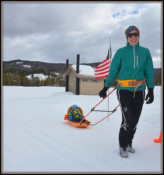 Jones does it Luge Style. Photo by Terry Allen.