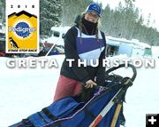 #5 Greta Thurston. Photo by International Pedigree Stage Stop Sled Dog Race.