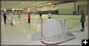 Into the Net the Hard Ways. Photo by Terry Allen.