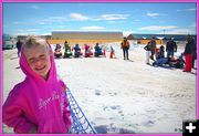 Reece at Snocross Start. Photo by Terry Allen.