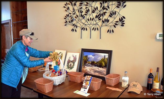 The Prize Table. Photo by Terry Allen.