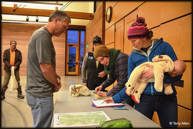 Sign up Night. Photo by Terry Allen.