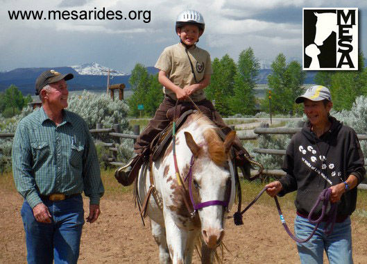 MESA Therapeutic Horsemanship. Photo by M.E.S.A..