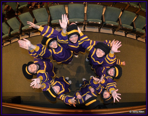 Enthusiastic Guards. Photo by Terry Allen.