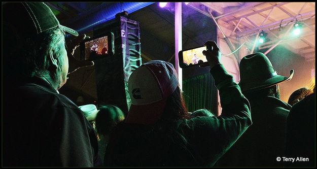 Close to the Stage. Photo by Terry Allen.