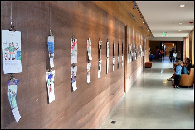 The Exhibit Wall. Photo by Terry Allen.