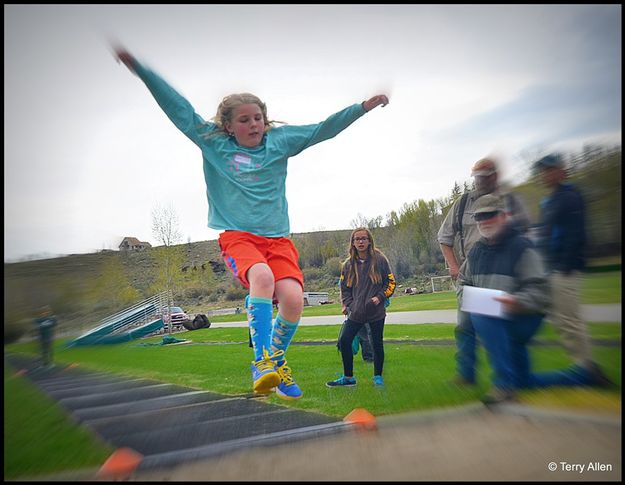 Haven Running Long Jump. Photo by Terry Allen.