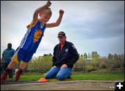 Standing Long Jump. Photo by Terry Allen.