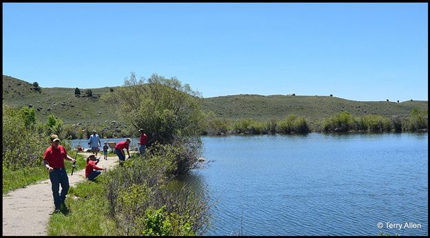 Game & Fish Helping Kids Fish. Photo by Terry Allen.