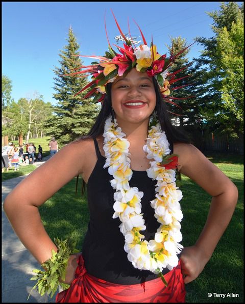 Beautiful Hula Girl. Photo by Terry Allen.