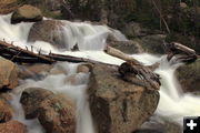 Tumbling water. Photo by Fred Pflughoft.