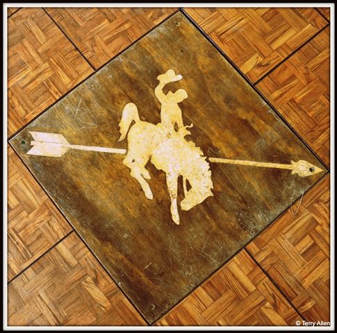 Bronc Rider on the Dance Floor. Photo by Terry Allen.