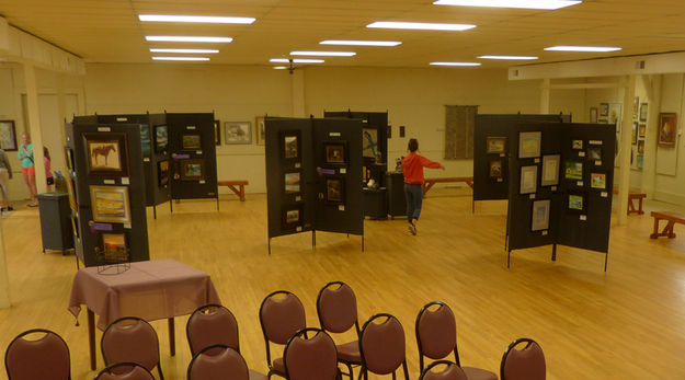 Art Show. Photo by Dawn Ballou, Pinedale Online.