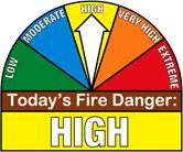 High Fire Danger. Photo by .